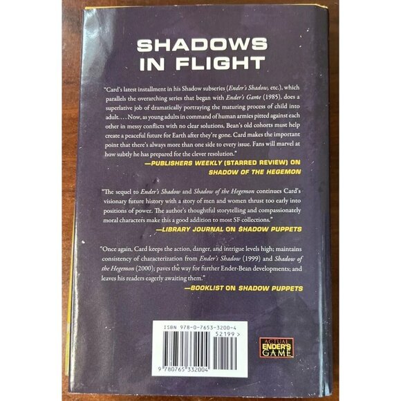 Shadows in Flight (The Shadow Series) by Orson Scott Card 1st Edition Hardcover - Picture 2 of 6